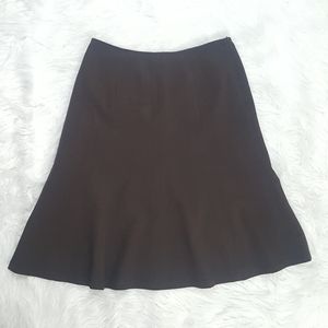 Rafaella Brown Gored Skirt